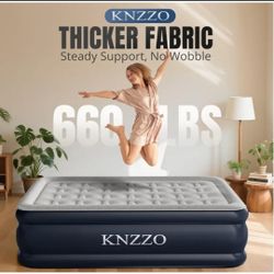 Full Air Mattress with Built-in Pump