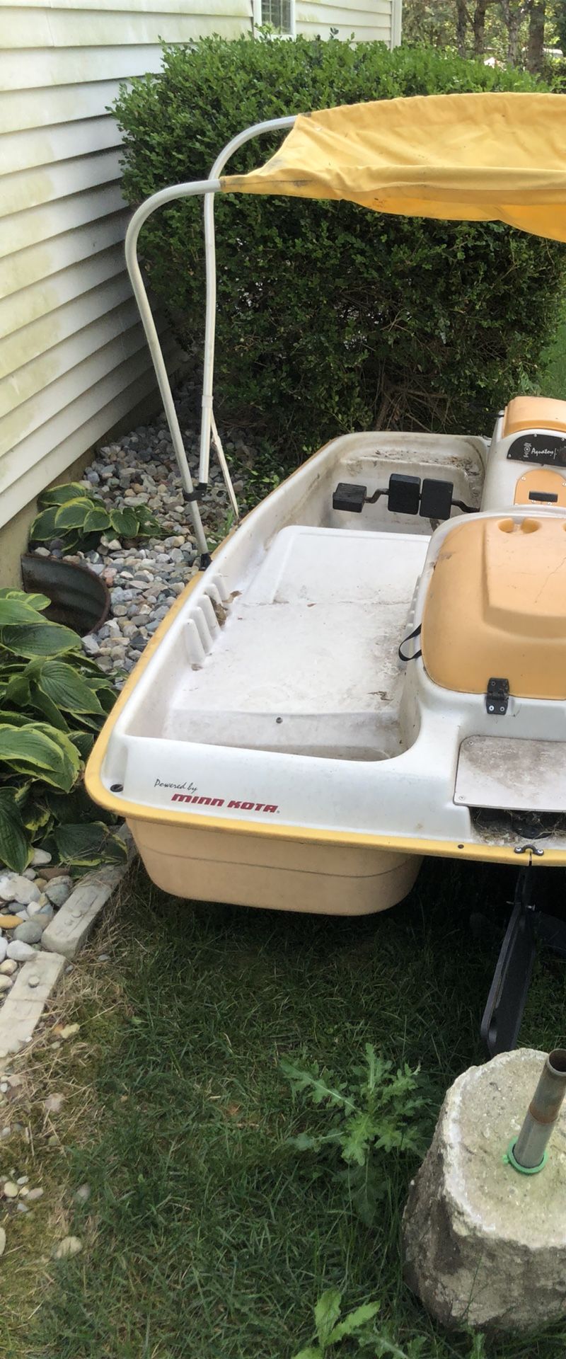 Aqua toy paddle boat With trolling motor built in