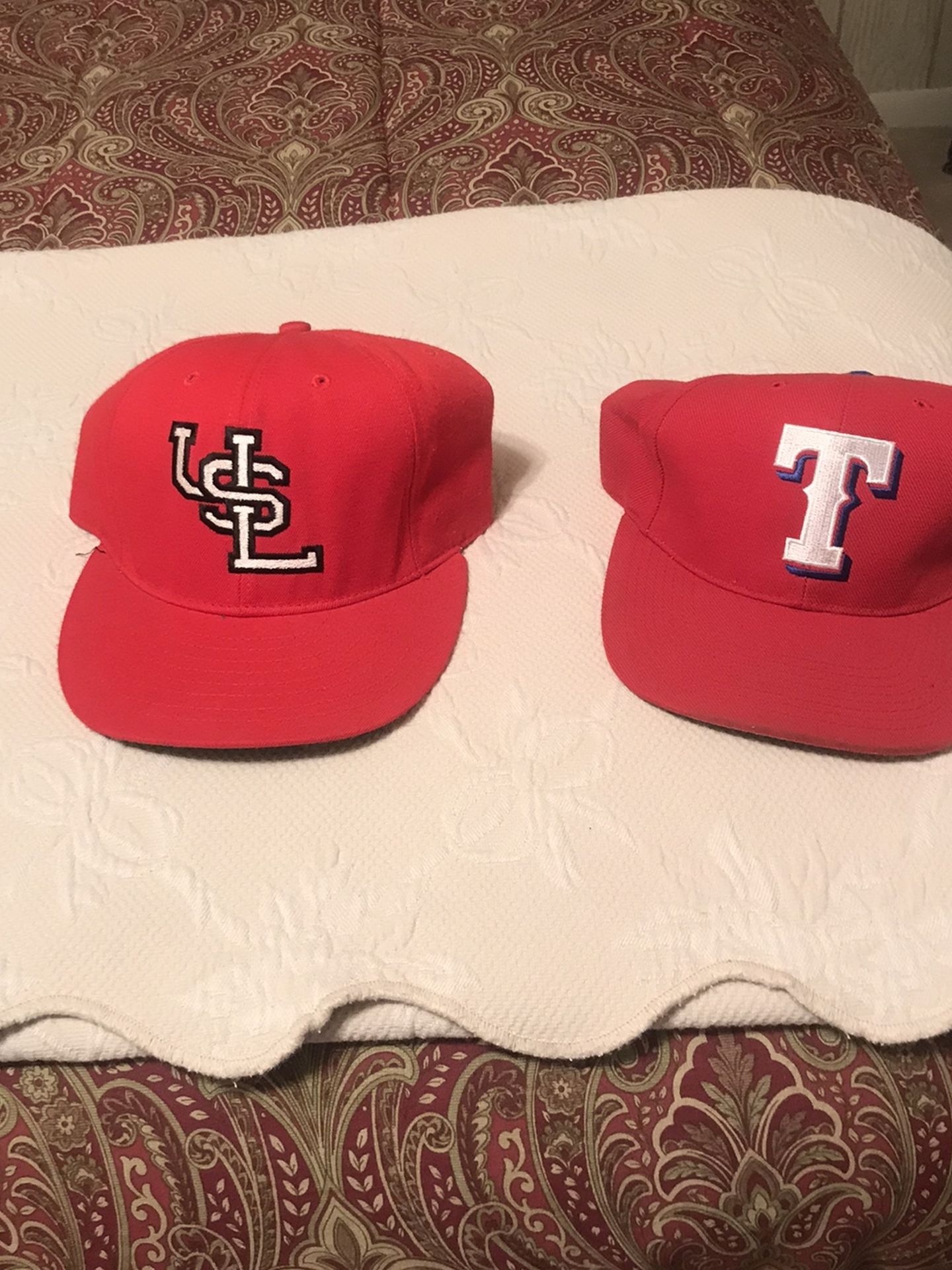 USL & Texas Ranger Caps 40.00 Each {contact info removed}