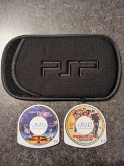 Psp case & movies