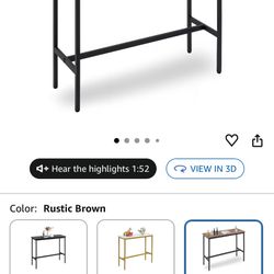 Rustic Bar Dinner Table