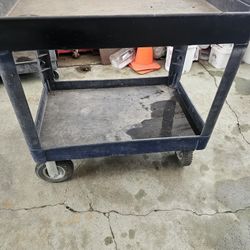 Rubbermaid Cart With Heavy Duty Wheels 