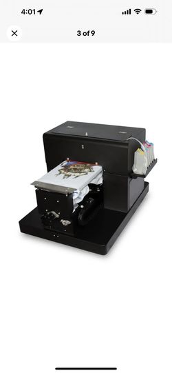 DTG Printer T-Shirt Printing Machine A4 Size DTG Printer Machine for  T-Shirts/Onesies/Socks/Bags : : Office Products