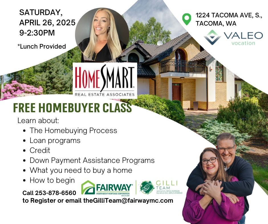 Free First Time Homebuyer Class