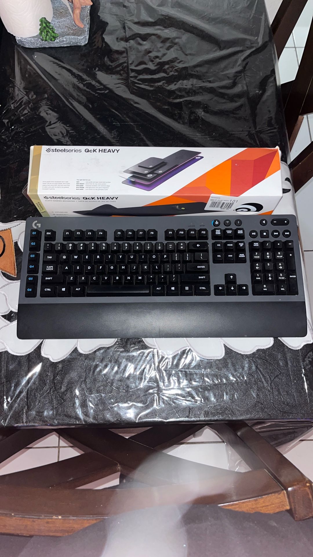 Logitech and Desktop Mousepad