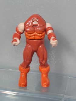 Marvel Comics X-Men Steel Mutants Juggernaut Poseable Diecast Action Figure 2.5"