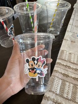Mickey Clubhouse Clear Cups