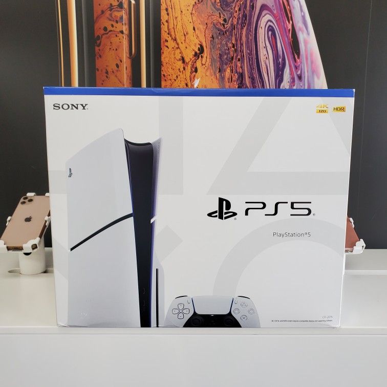 Sony Playstation 5 Slim Ps5 Gaming Console - Pay $1 To Take It Home Today and pay the rest later.