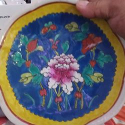 Chinese Antiques Porcelain Plates, And Tea Cups .