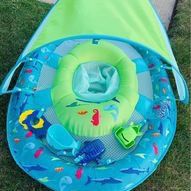 Swimways Sun Canopy Inflatable Infant Spring Float - Splash N Play 