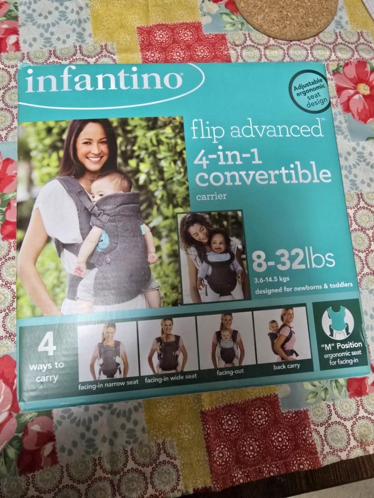 Infantino Flip Advanced 4 In 1. Baby Carrier