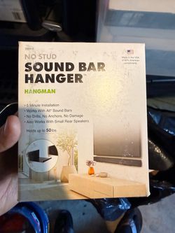 Hangman No Stud Sound Bar Hanger