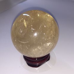 Citrine Crystal Ball