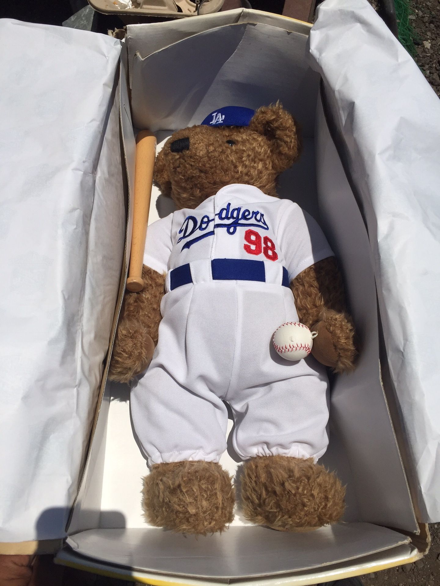 Dodgers 40th anniversary Collectors Edition Teddy bear