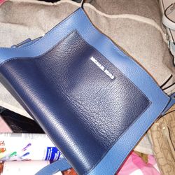 Michael Kors Blue And White Purse