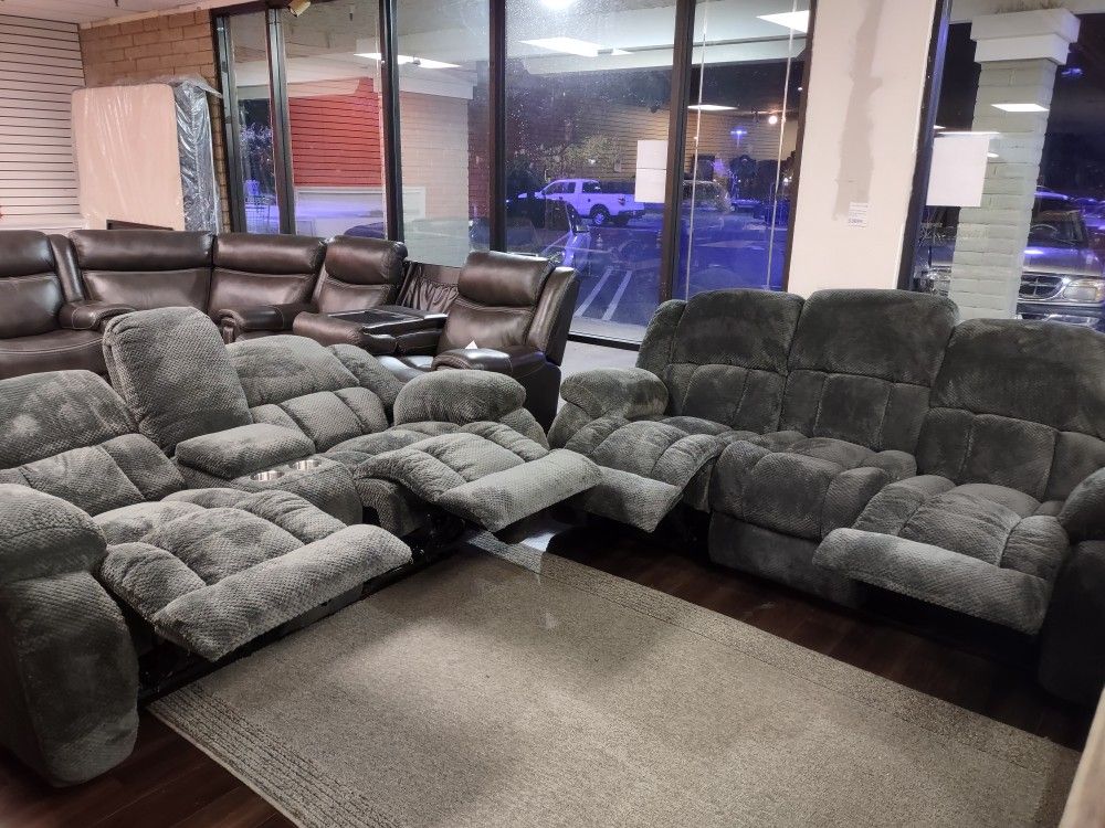 New Recliner Sofa And Loveseat