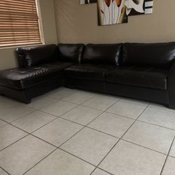 Dark Brown Sectional $400 (OBO)