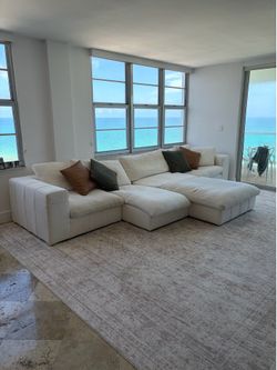 City Furniture Cruz Oversized Modular Sectional + Double Ottoman