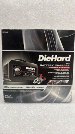 Diehard 12V Battery Charger 50A Engine Start Like New!