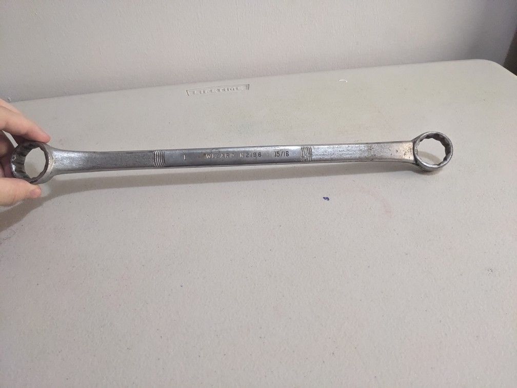 15/16" 1" Box Wrench Alloy Wizard H2196