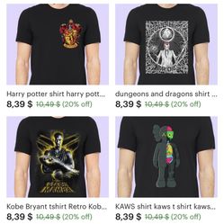 Rick And Morty, Grogu The Child, Kaws Art, Sesame Street, Kobe Bryant, The Simpsons, Bart Simspon, Supreme, Off White, Palm Angels