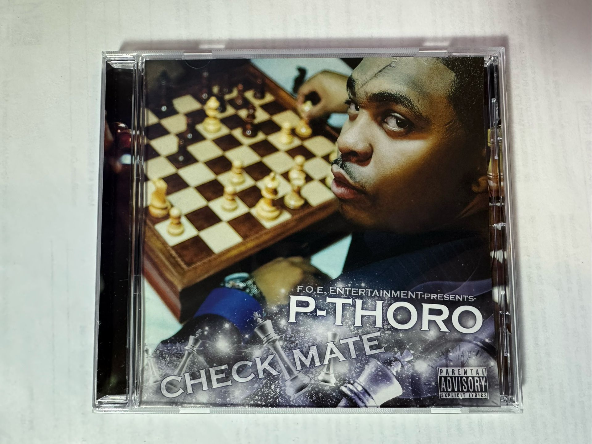 P-Thoro - Check Mate (CD, 2008, F.O.E.) RARE Arizona Gangsta Rap ** MINT **
