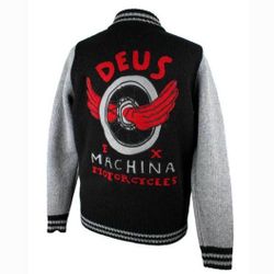 DEUS EX MACHINA Knit Zip Jacket XL Wing Bomber

