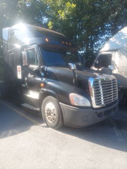 Freightliner Cascadia Semi Truck Black