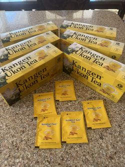 6 boxes Turmeric Tea  60 Bags 100% Organic, Sealed New