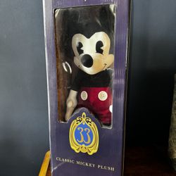 DISNEYLAND - CLUB 33 - MICKEY MOUSE PLUSH