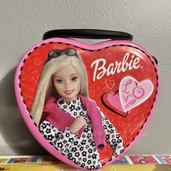 Barbie heart tin