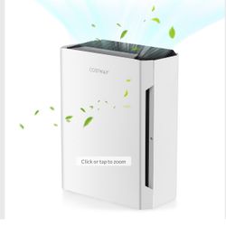 Costway H13 True HEPA Air Purifier Portable Air Cleaner With Adjustable Wind Speeds