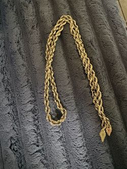 10k gold rope chain