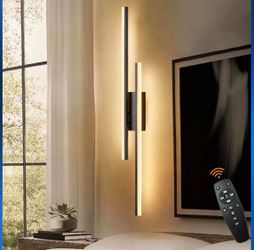 Modern LED Wall Sconce with Remote Control