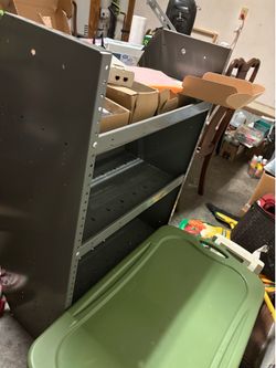 Adrian Steel Metal and Aluminum Contractor’s Ladder Rack and Shelving