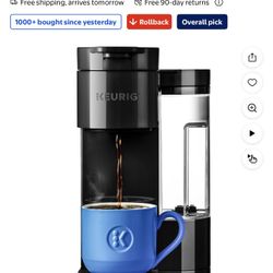 Keurig K-Express Essentials Black Single-Serve K-Cup Pod Coffee Maker