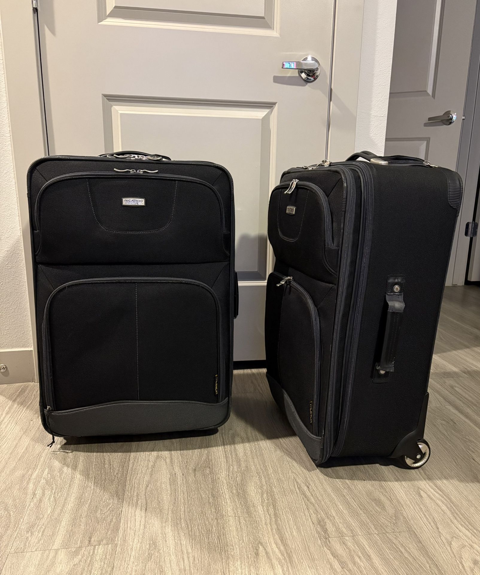 2 Travel Suitcases / Luggage Ricardo Beverly Hills- $50 (Gilbert)