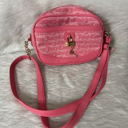 Juicy couture, vibrant, pink Crossbody bag