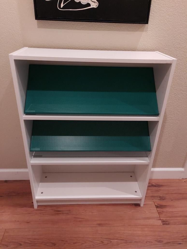  Ikea Billy Bottna Bookcase Shelf White Removable Green Magazine Book Display Rack Delivery May Be Possible 