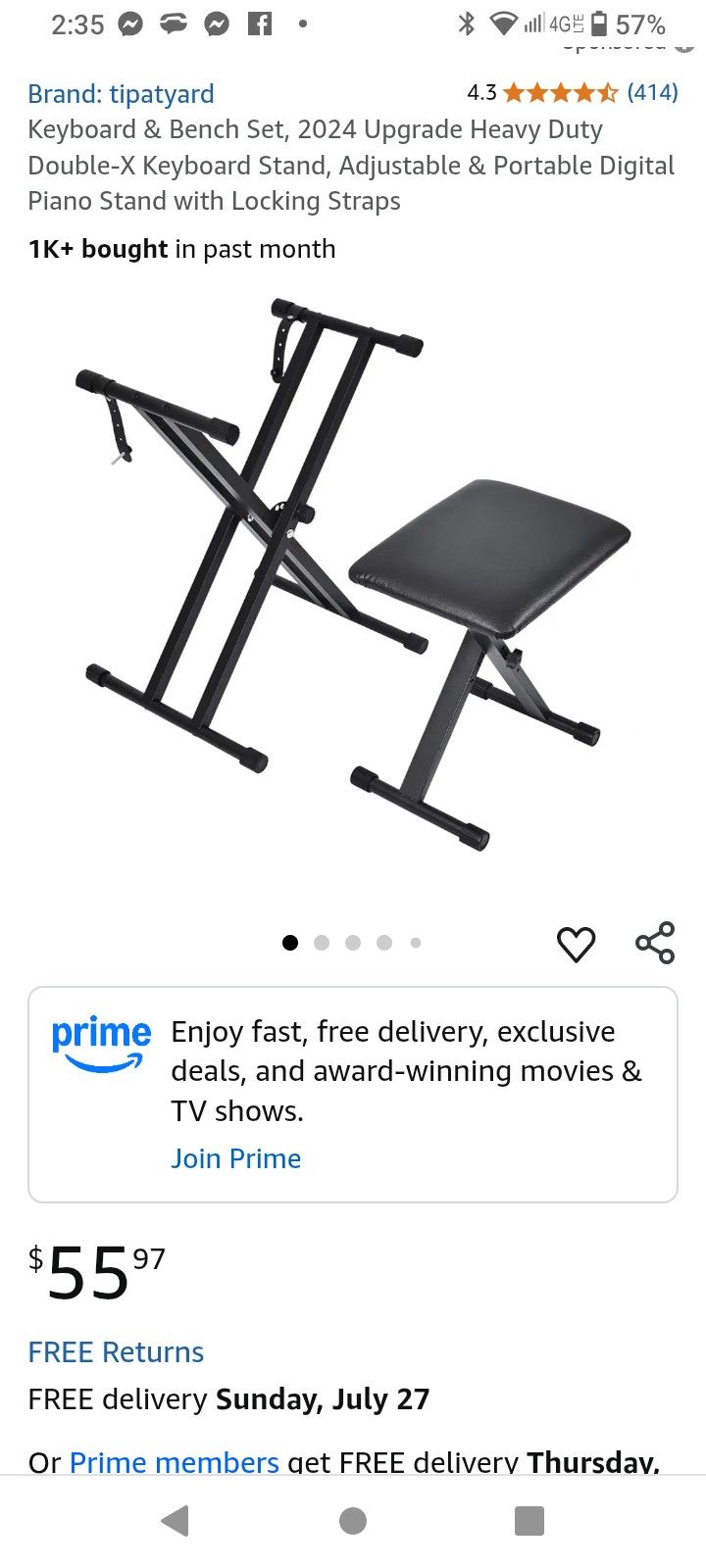 Keyboard Stand And Bench