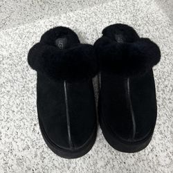 Black Platform Ugg Slippers