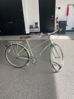 Linus Dutchi 8-Speed Step-Through City Bike – Sage Green