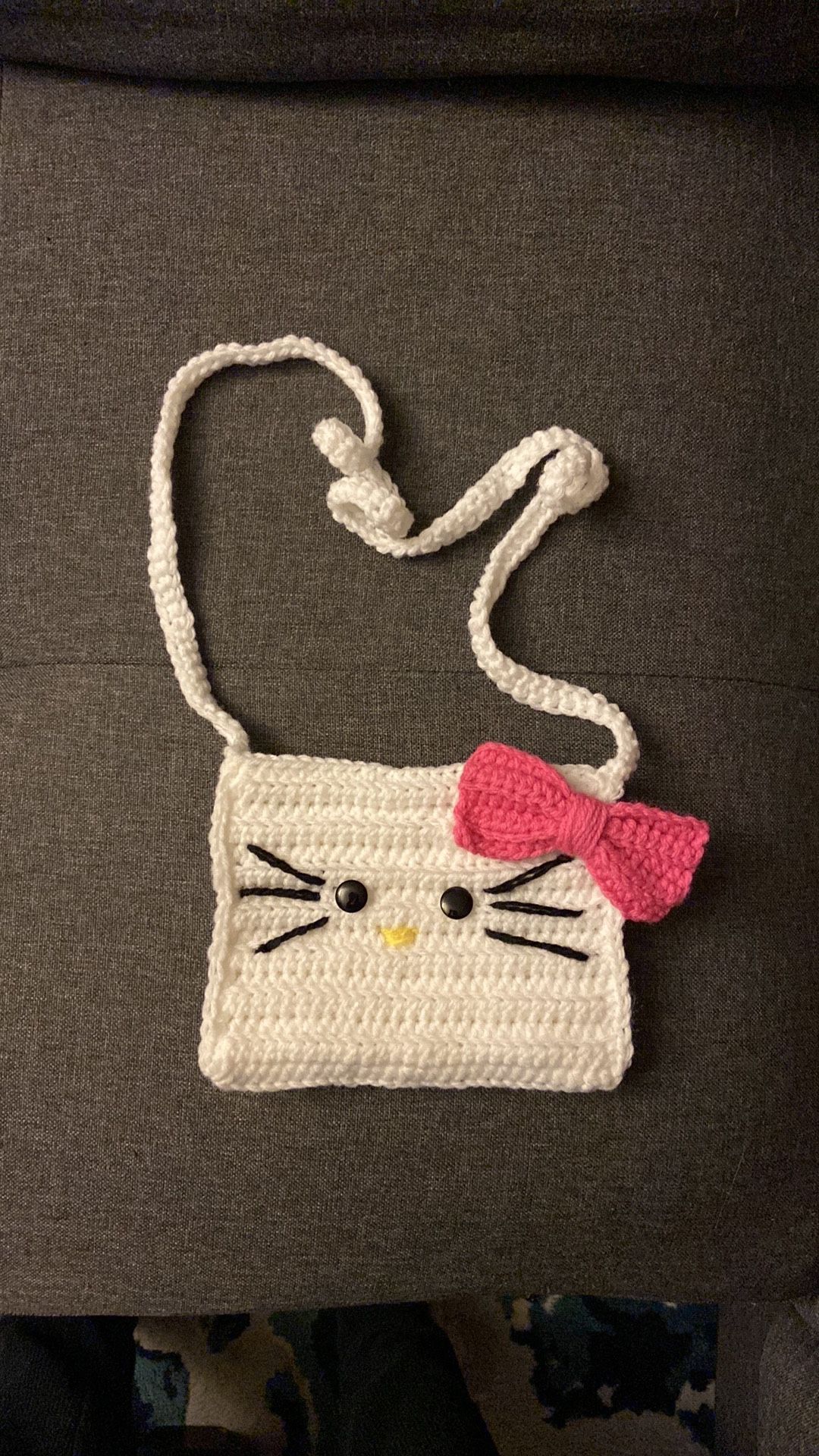 Hello Kitty Crochet Purse