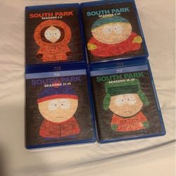 South Park Bluray Collection (Seasons 1-5, Seasons 6-10, Seasons 11-15, Seasons 16-20)