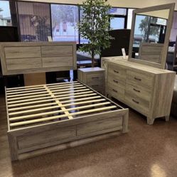 Queen Bedroom Set- TAKE HOME WITH $25