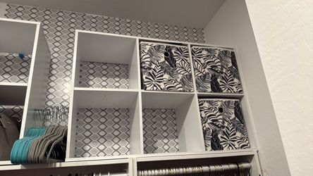6 cube organizer white