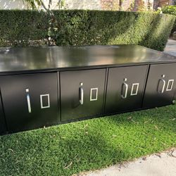 2 Metal File Cabinets 