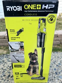 RYOBI 18v Cordless Vacuum, NO Batt. *NEW