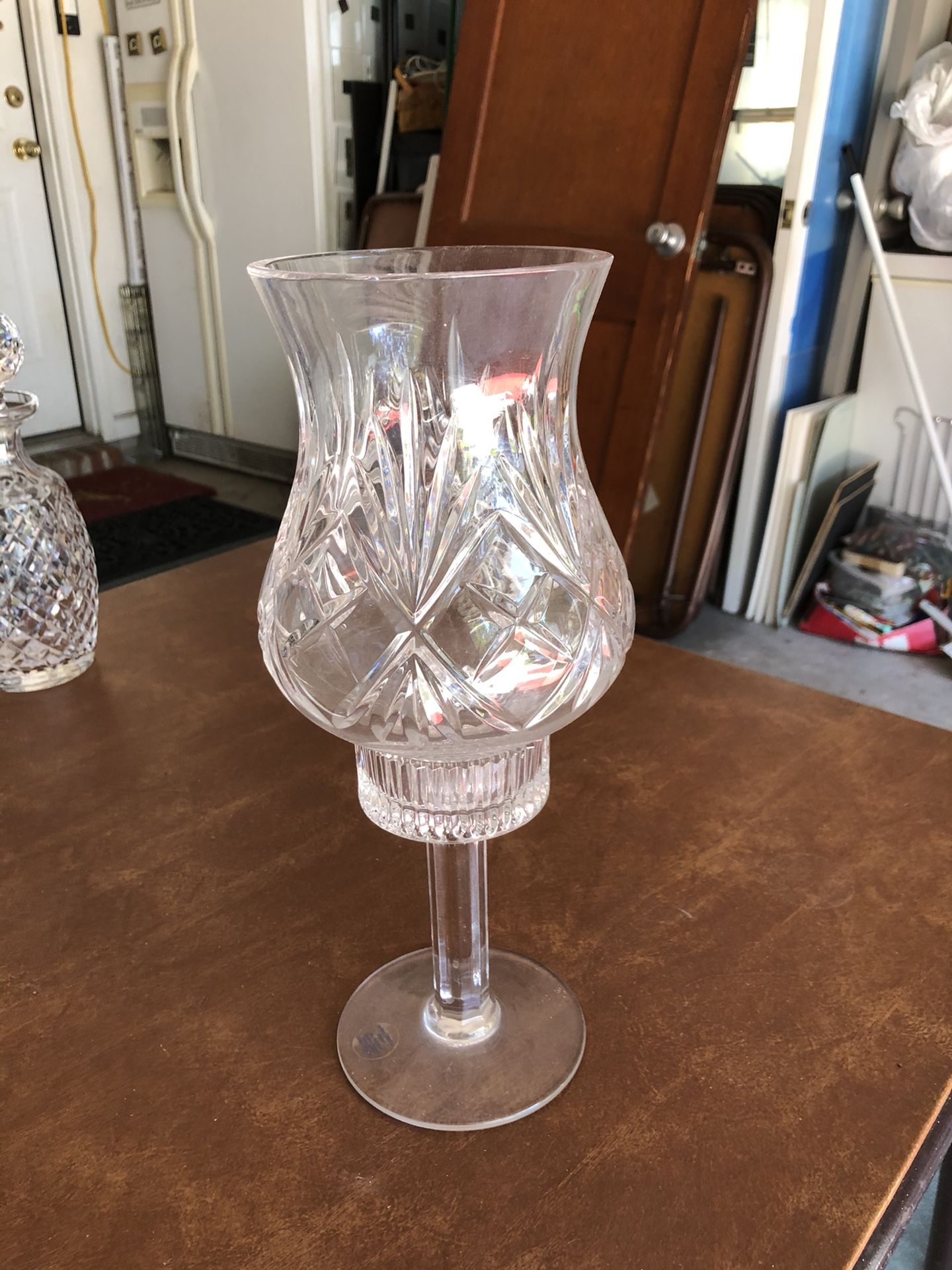 Crystal candle holder