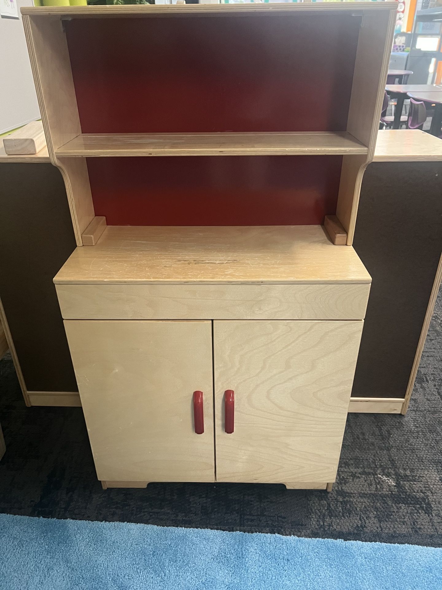 Preschool Dresser And Kitchen Dish Holder